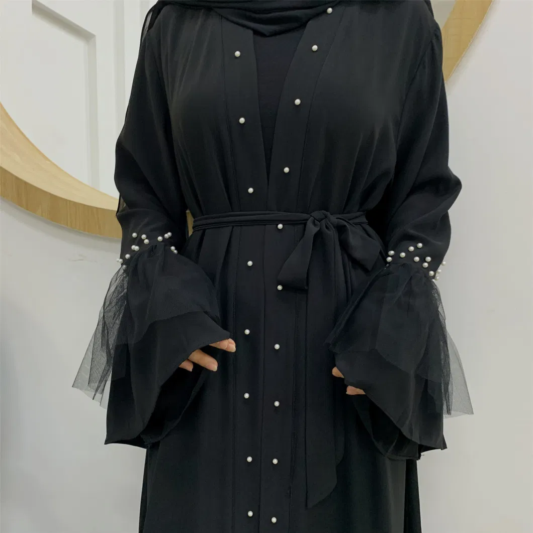 New Black Abaya Factory Price Wholesale Modern Islamic Dress Muslim Clothings Dubai Women Abaya Ladies Kimono Dress