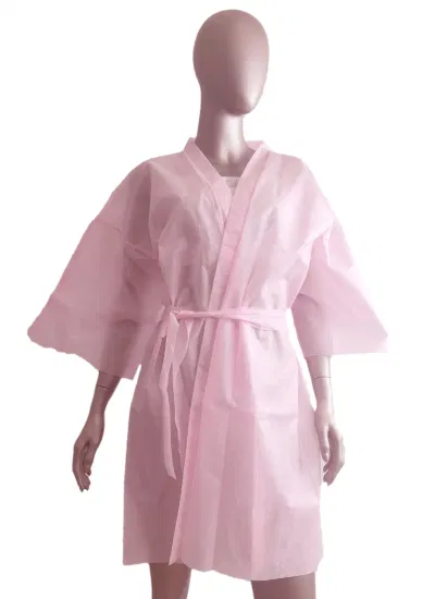 Kimono Desechable para SPA y Belleza